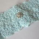 Bridal Garter Set- Simply Chic Something Blue..